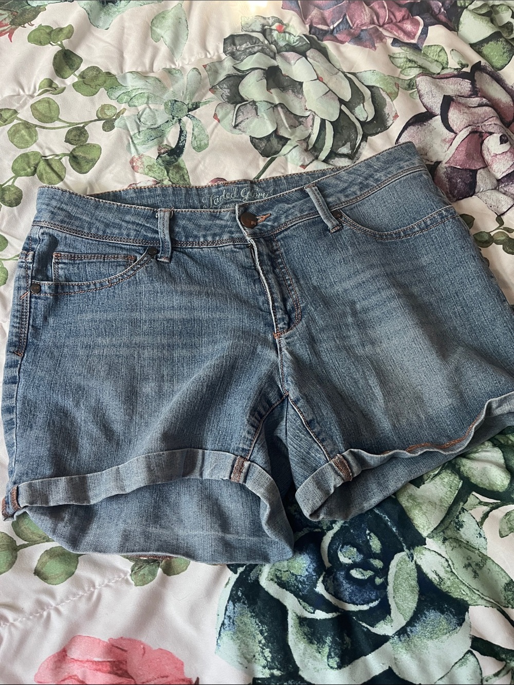 Faded Glory Jeans Shorts Size 10